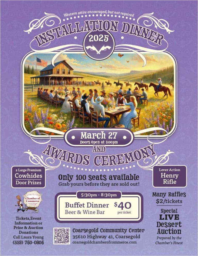 2025 Coarsegold Installation Dinner & Awards Ceremony